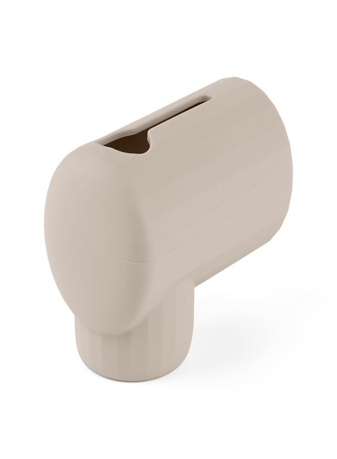 Sallurna Bath Spout Cover, Soft Silicone Bathtub Faucet Cover Safety Universal Fit (Shifting Sand) - Image 1