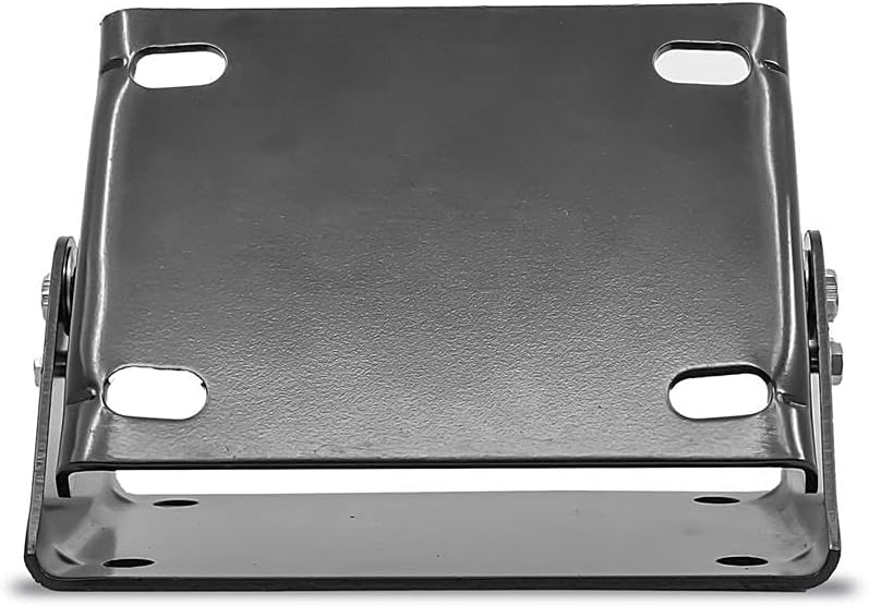 BLUBIRD HRS3812 20 ga 85 x 6 Universal Hose Reel Swivel Mount for Floor Wall Ceiling 140 Degree Rotation Black Powder Coated Steel 4 Slotted Holes - Image 2