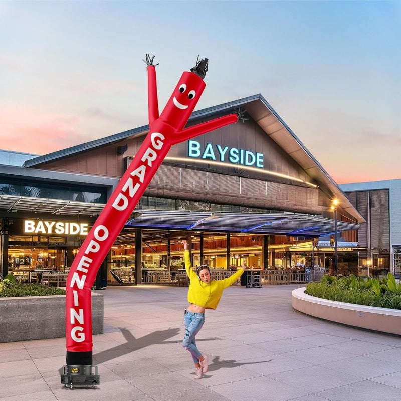 LookOurWay Air Dancers Inflatable Tube Man Attachment 20 Feet Tall Wacky Waving Inflatable Dancing Tube Guy for Business Promotion Blower Not Included Grand Opening - Image 4