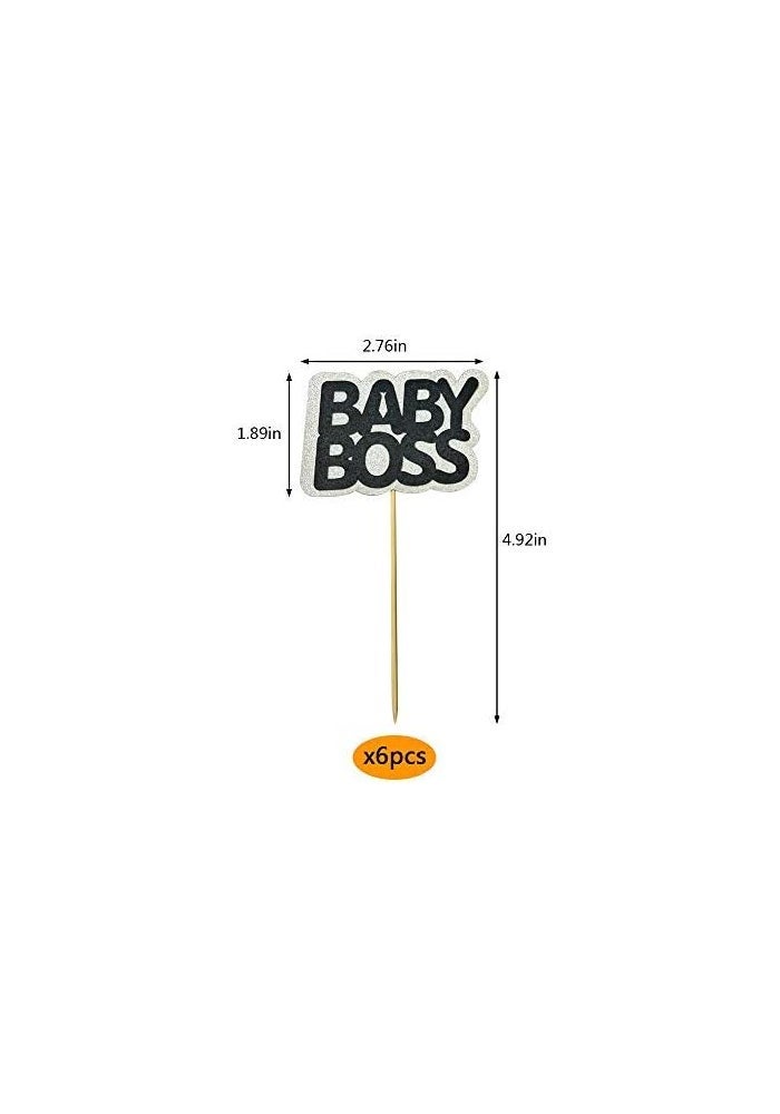 MUMULULU 30 PCS Baby Boss Cupcake Toppers - Image 2