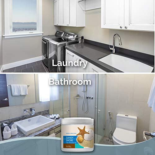 SMELLS BEGONE Air Freshener Odor Absorber Gel - 15 oz, Pack of 2 - Absorbs and Eliminates Odor in Pet Areas, Bathrooms, Cars, & Boats - Made with Essential Oils - Sandy Shore Scent - Image 5