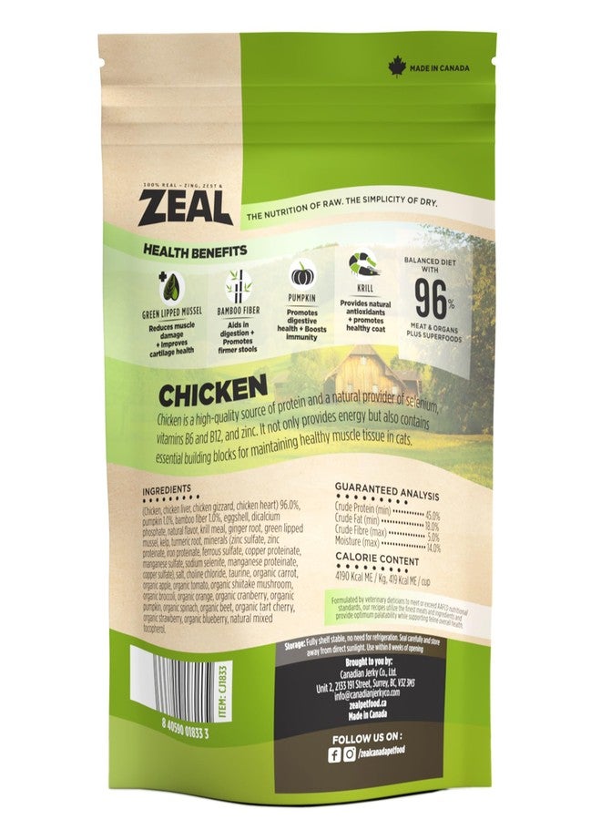ZEAL Canada Air-Dried Cat Food Chicken Recipe - High Protein, Natural Superfoods, Nutrient Rich, No Fillers, Grain Free, Complete & Balanced (Chicken, 5 oz) - Image 2