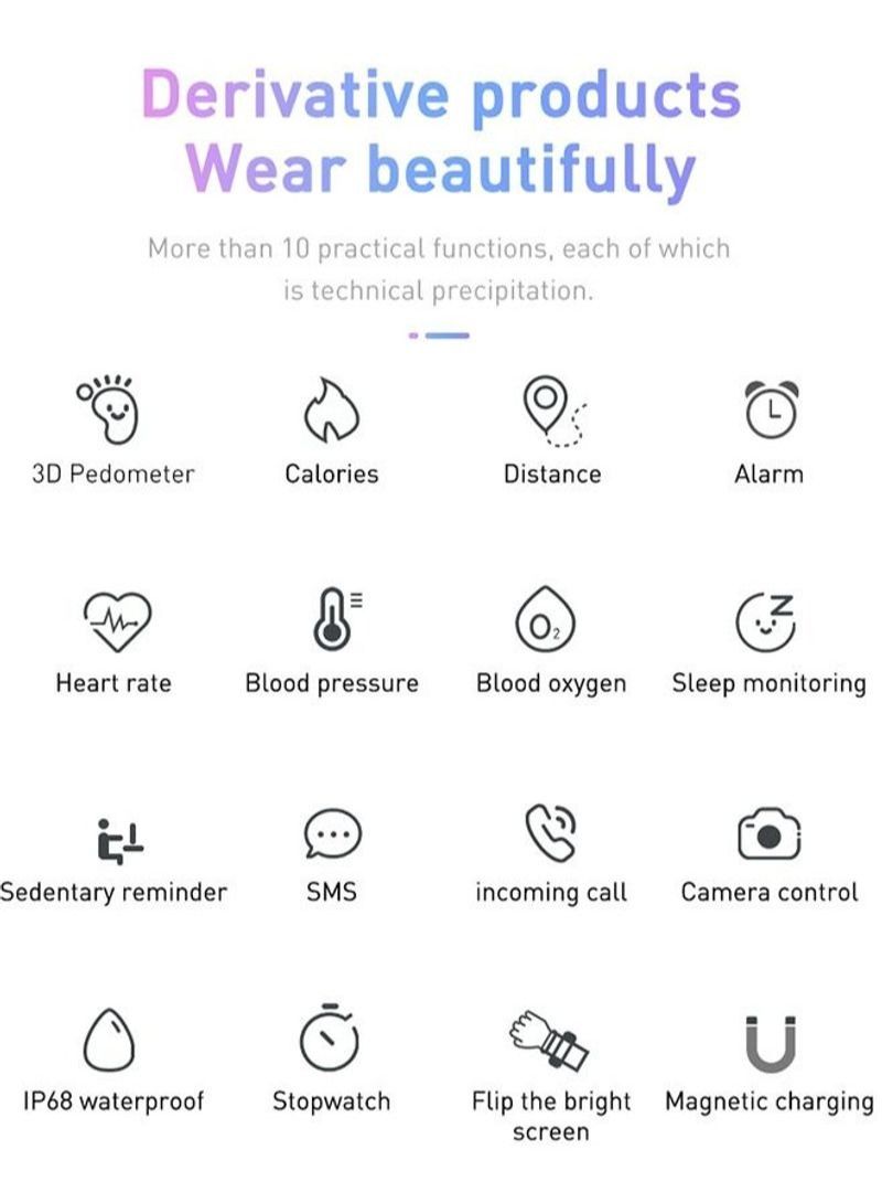 NIBEMINENT Activity Fitness Tracker Smart Watch for Kids Black - Image 2