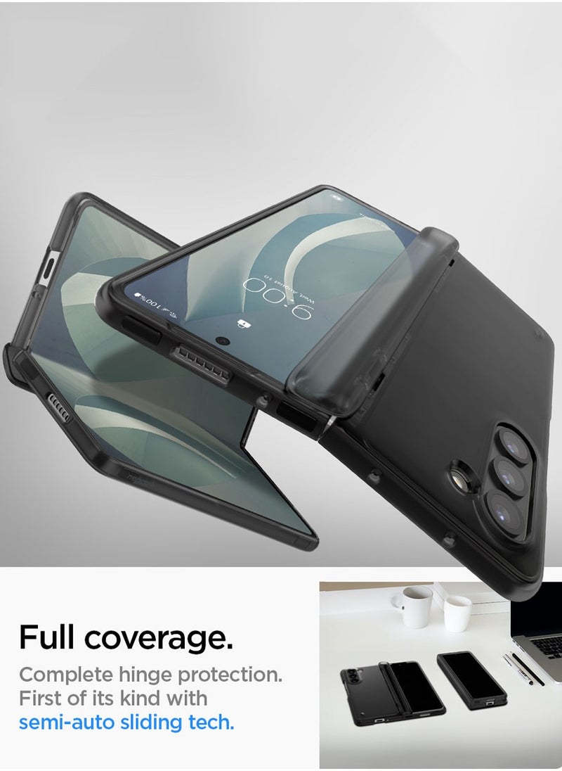 Spigen - Thin Fit Pro [Hinge Coverage] for Samsung Galaxy Z Fold 5 Case Cover (2023) - Frost Gray - Image 1