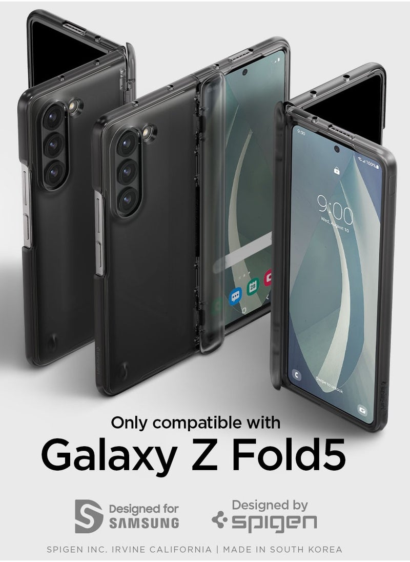 Spigen - Thin Fit Pro [Hinge Coverage] for Samsung Galaxy Z Fold 5 Case Cover (2023) - Frost Gray - Image 1