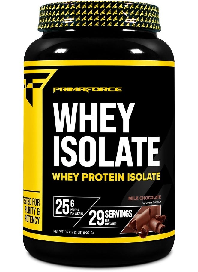 Primaforce Whey Protein Isolate Powder (Chocolate, 2 Lbs) - Non-Gmo, Gluten Free  - Image 1