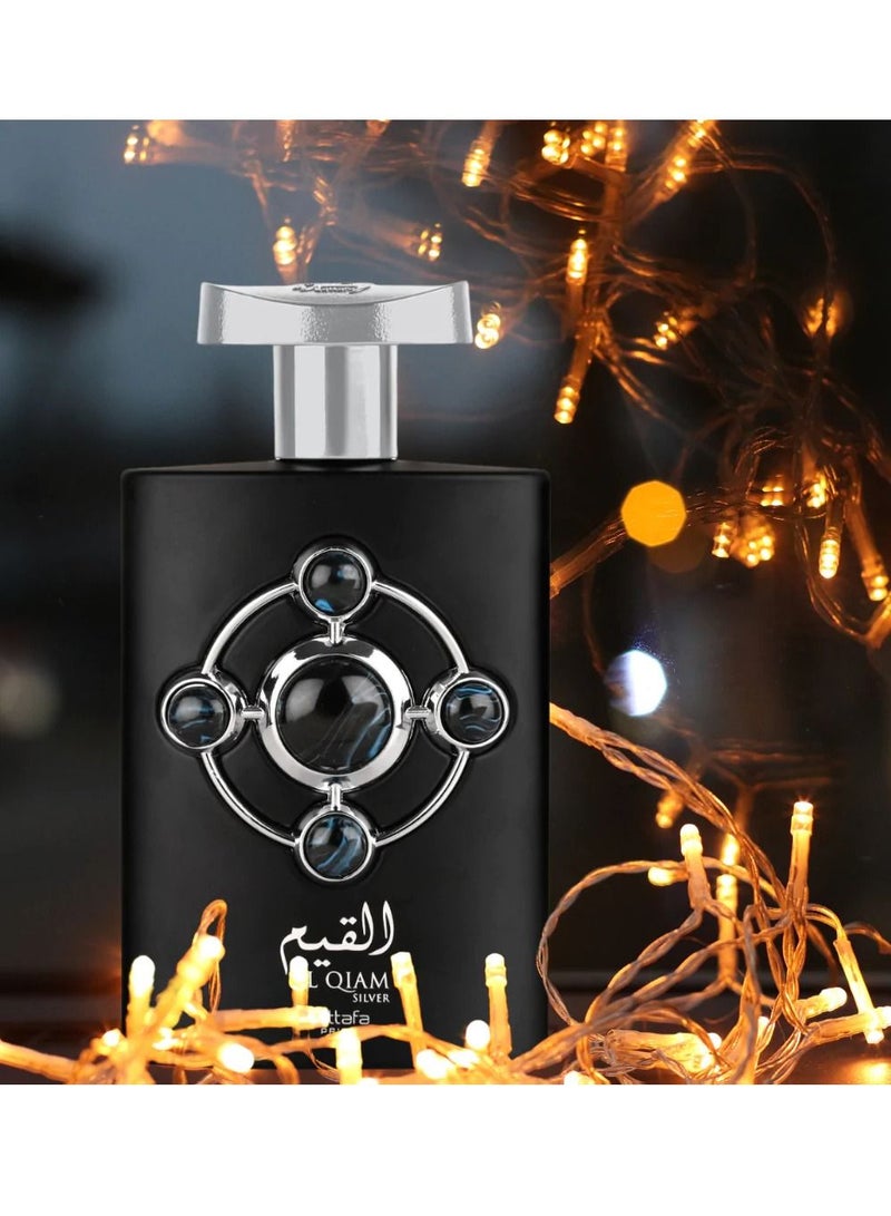 Lattafa القيام سيلفر - لطافة برايد او دي بارفان 100 مل - Image 4