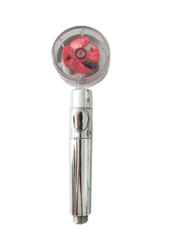 High Pressure Handheld Fan Shower Head with Filter and Pause Switch Easy to Install 360 Degree Rotating Handheld Turbo Shower Head