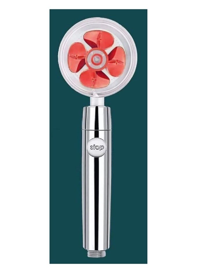 Generic - High Pressure Handheld Fan Shower Head with Filter and Pause Switch Easy to Install 360 Degree Rotating Handheld Turbo Shower Head - Image 1