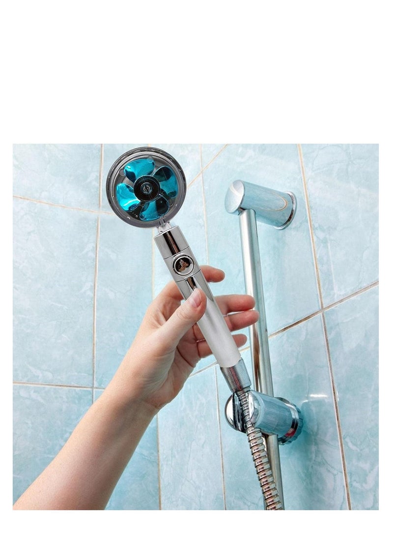 Generic - High Pressure Handheld Fan Shower Head with Filter and Pause Switch Easy to Install 360 Degree Rotating Handheld Turbo Shower Head - Image 1