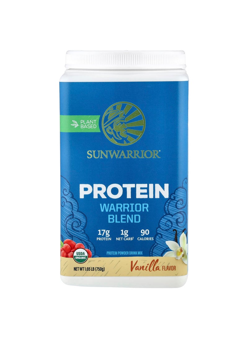 Warrior Blend, Protein, Vanilla, 1.65 lb (750 g)