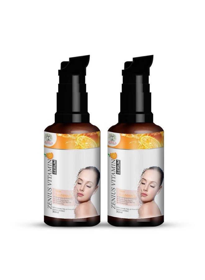 Zenius Vitamin C Face Serum fo rSkin, Dark Spots & Uneven Tone Treatment 10% Vitamin C Face Serum for Men & Women (60ml) - Image 1