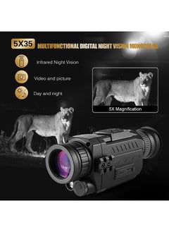 5X35 Multi-functional Digital Night Vision Monocular Telescope with Camera Video Recorder 200m Range for Wildlife Observation Camping Traveling - pzsku/Z1E4734E4948E4D2EB9FEZ/45/_/1732096823/0936986d-6e86-41f9-a890-7cab63921f0c