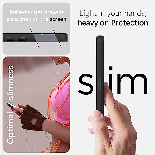 Foso Polycarbonate Crystal Clear Back Cover Case Compatible With Nothing Phone 2 (Black) - Image 4