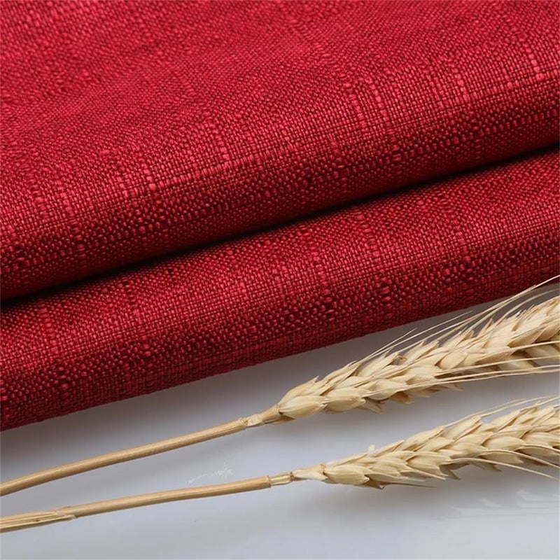 Thickened Solid Cotton Linen Fabric for Sofa Cushions Curtains Household Table Sewing - Image 1