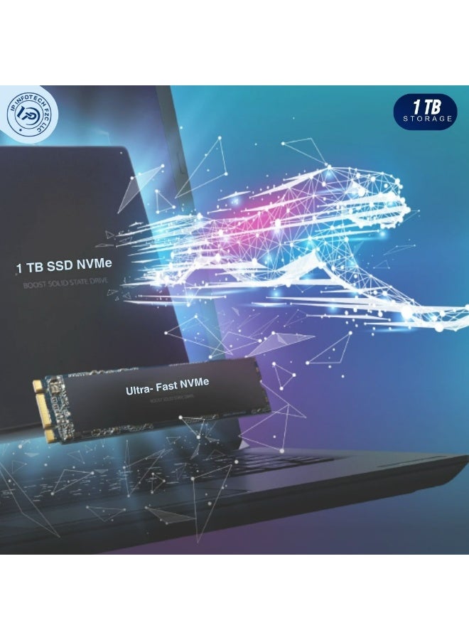 Internal 1TB SSD NVMe Pro – PCIe 3.0 Solid State Drive Interface, Ultra-Fast Read & Write – High-Performance Storage for Gaming & Productivity - Image 3