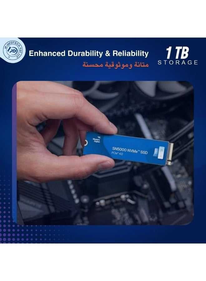 Internal 1TB SSD NVMe Pro – PCIe 3.0 Solid State Drive Interface, Ultra-Fast Read & Write – High-Performance Storage for Gaming & Productivity - Image 4