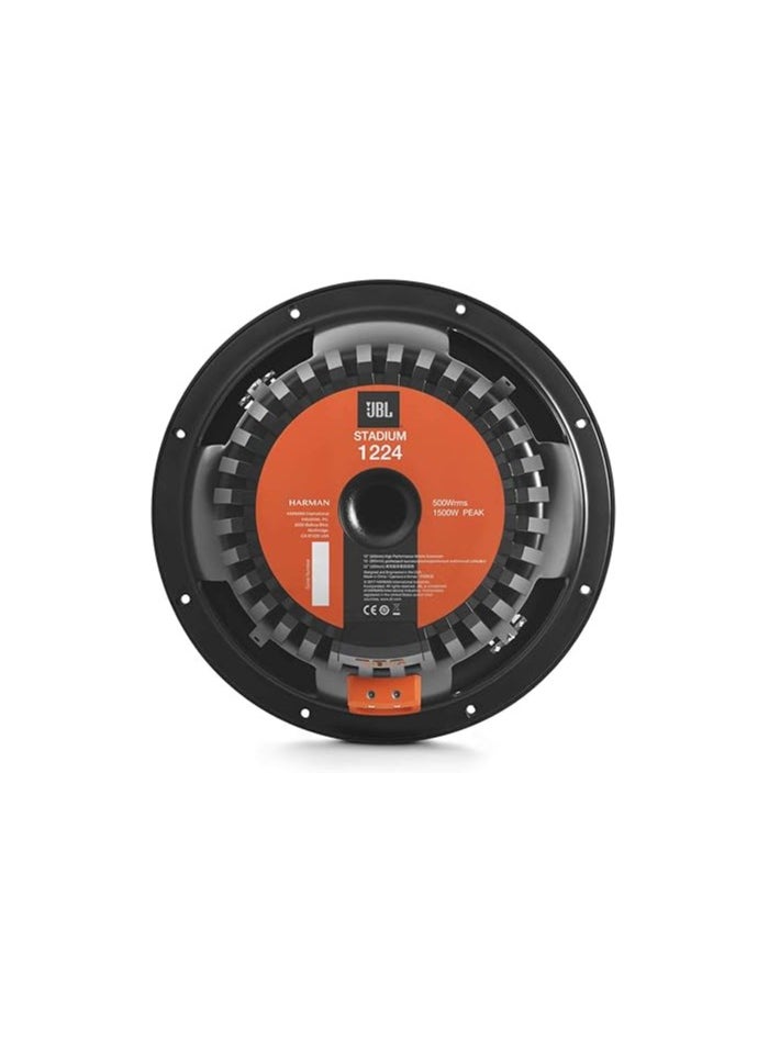 JBL - Stadium 1224 - 12” Subwoofer w/SSI™ (Selectable Smart Impedance) switch from 2 to 4 ohm - Image 1