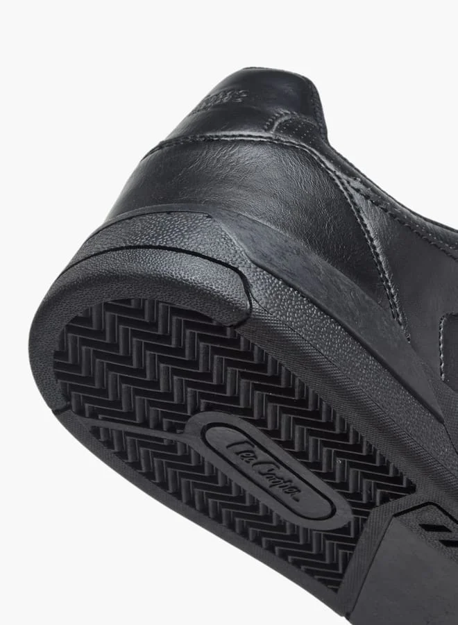 Lee Cooper Men's Logo Detail Sneakers with Lace-Up Closure