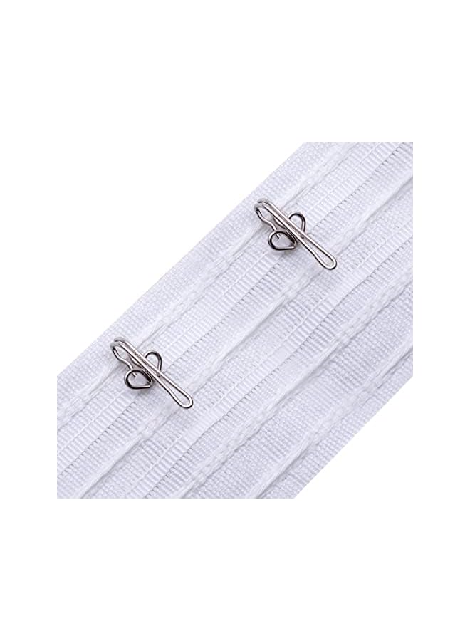 The Bros Curtain Hooks Metal Curtain Header Tape Drapery Hooks for curtains 2.9x1.2cm (100 Pack silver)… - Image 3