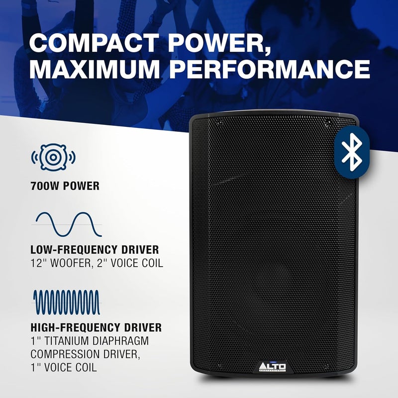 ALTO Professional TX412 Active PA Speaker with Bluetooth - Image 2