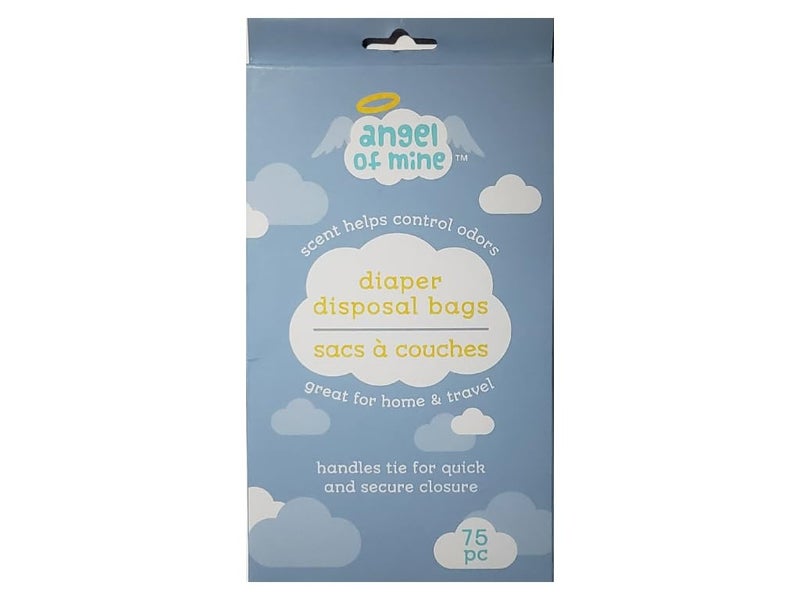 Greenbrier Angel of Mine Diaper Disposal Sacks Bags Scented to Neutralized Odors 75 Count Per Box Four Boxes - Image 2