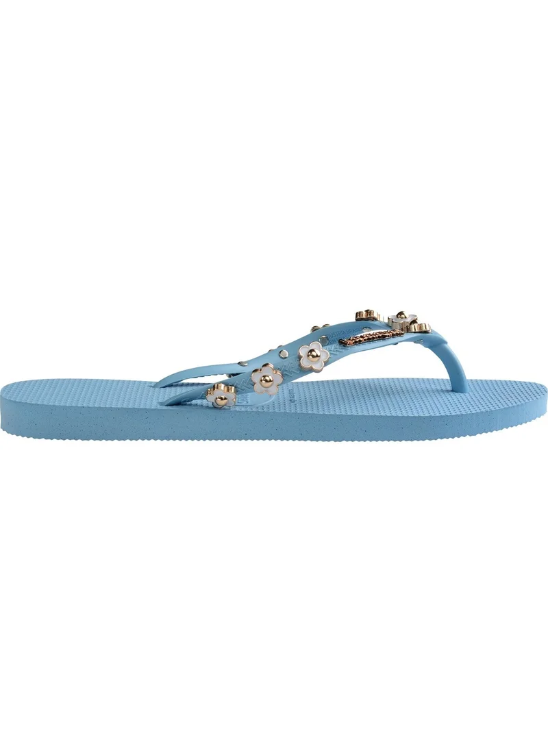 havaianas Blue Women's Beach Slippers Slippers Slim