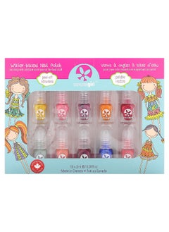Suncoat Girl SuncoatGirl, Water-Based Nail Polish Kit, Party Palette, 12 Piece Kit  - Image 2
