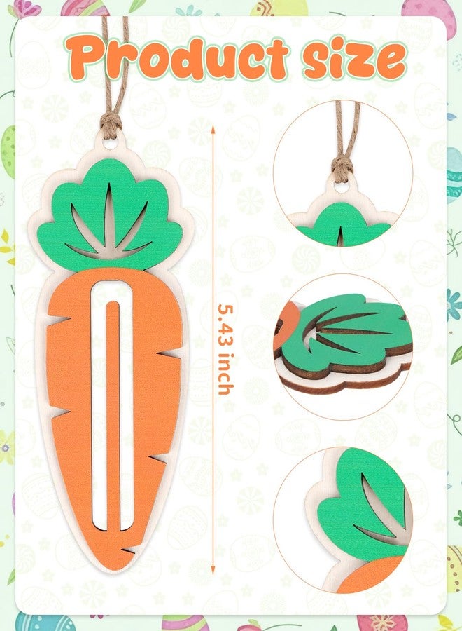 Diltik 3 Pack Easter Carrot Money Holder, Wooden Cash Gift Holder with String, Easter Basket Stuffers, Money Gift Card Holder for Easter Decorations, Egg Hunt, Holiday Gifts - Image 4