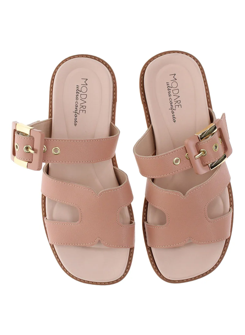 Modare Beige Flat Sandals for Women – Stylish & Comfortable Everyday Wear for Women | Best Price UAE