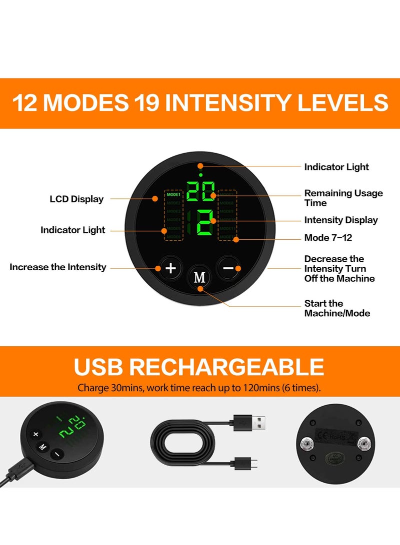 KASTWAVE Muscle Stimulator Abdominal Toning Belt Training Waist Trimmer Belt Wireless Ab Trainer Fitness Equipment for Men Woman Abdomen/Arm/Leg Home Office Exercise - Image 5