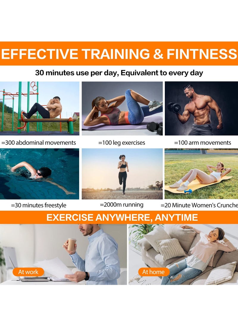 KASTWAVE Muscle Stimulator Abdominal Toning Belt Training Waist Trimmer Belt Wireless Ab Trainer Fitness Equipment for Men Woman Abdomen/Arm/Leg Home Office Exercise - Image 4