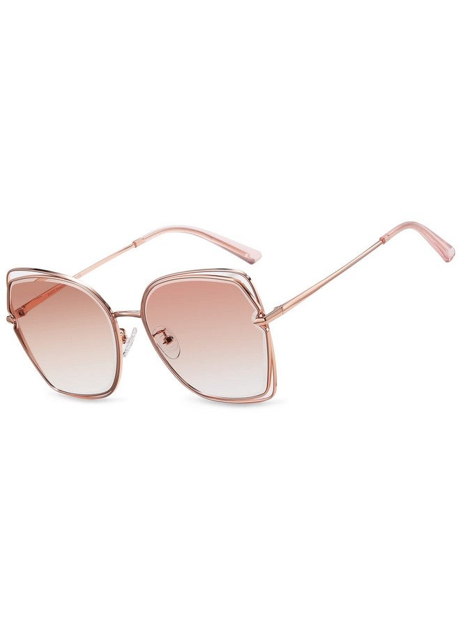 Duco Oversized Fashion Sunglasses For Women Colorful Uv Protection Lens Trendy Retro Designer Sunglasses Dc1226 - Image 1