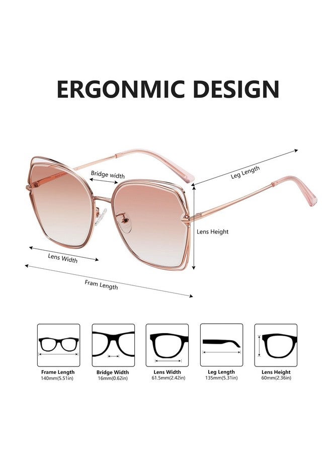 Duco Oversized Fashion Sunglasses For Women Colorful Uv Protection Lens Trendy Retro Designer Sunglasses Dc1226 - Image 4