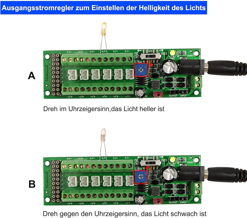 إيف مودل PCB012 1 مجموعة لوحة توزيع الطاقة ذاتية التكيف HO N O LED لمصباح الشارع DC AC جهد القطار التحكم في الطاقة - Image 3