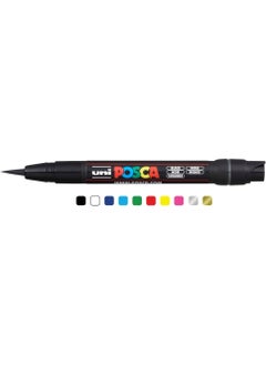 Pebeo Uni Posca Pcf-350 Painting Marker 1-10 Mm Brush Tip White Color 