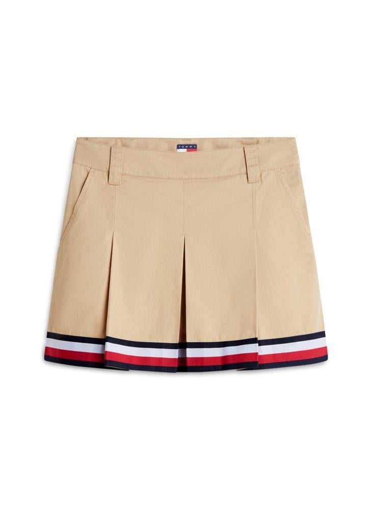 TOMMY JEANS Global Stripe Tape Pleated Mini Skirt - Image 5