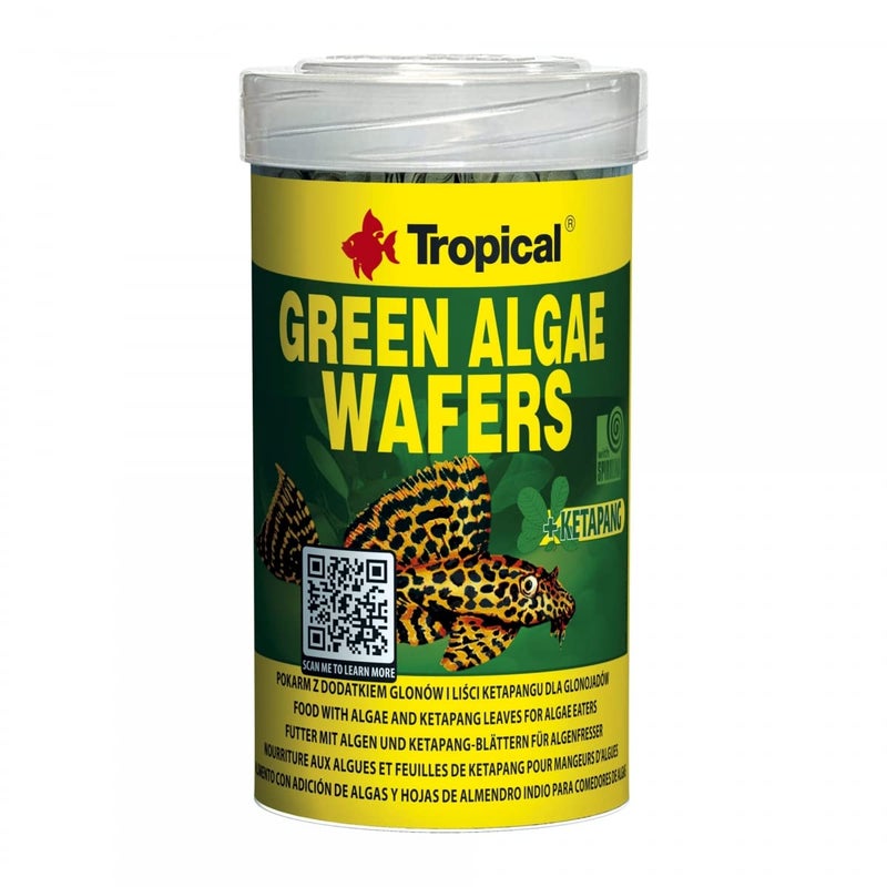 Tropical Green Algae Wafers 100ml (Item Code- 66423)
