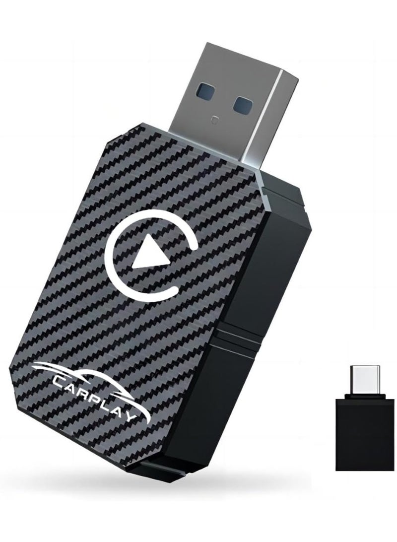 محول CarPlay لاسلكي 2025 – يحوّل CarPlay السلكي إلى لاسلكي – توصيل مباشر وسهل – متوافق مع iPhone iOS 12+ والسيارات من 2016 فصاعدًا - Image 1