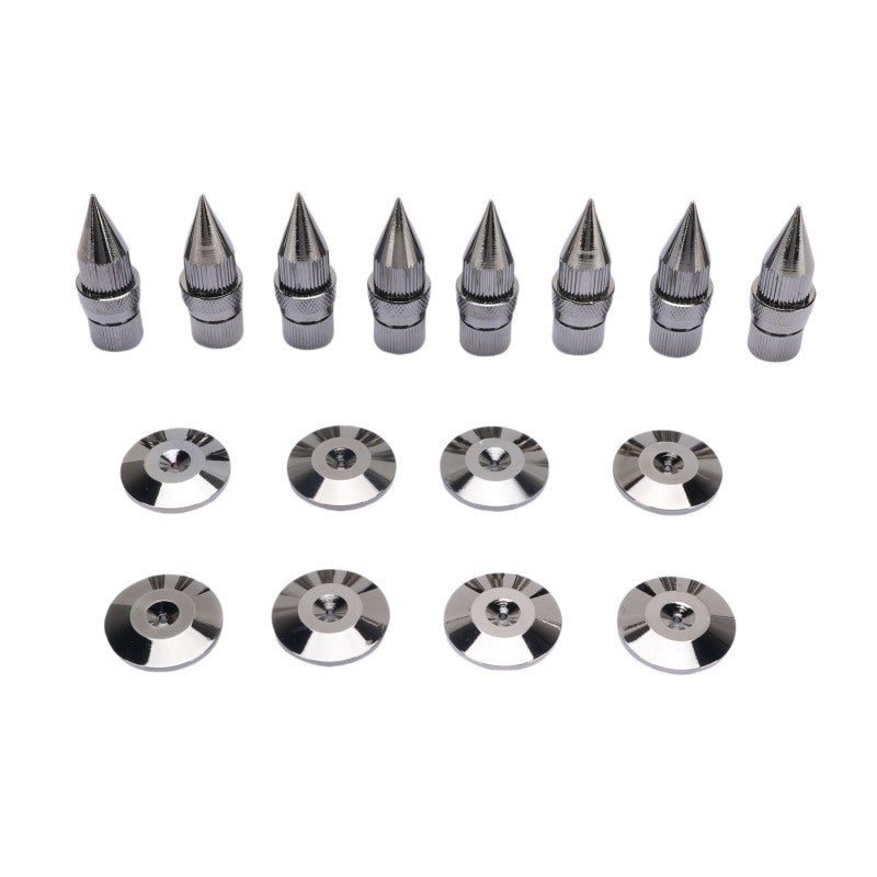 Speaker Isolation Spikes: Height Adjustable Copper Feet - Vibration Damping, Excellent Sound Quality Speaker Spike Pads for Audiophile Home Theater Sound Systems - Image 1
