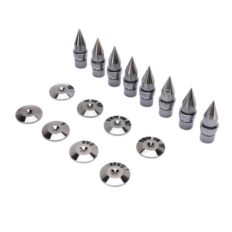 Speaker Isolation Spikes: Height Adjustable Copper Feet - Vibration Damping, Excellent Sound Quality Speaker Spike Pads for Audiophile Home Theater Sound Systems - Image 4