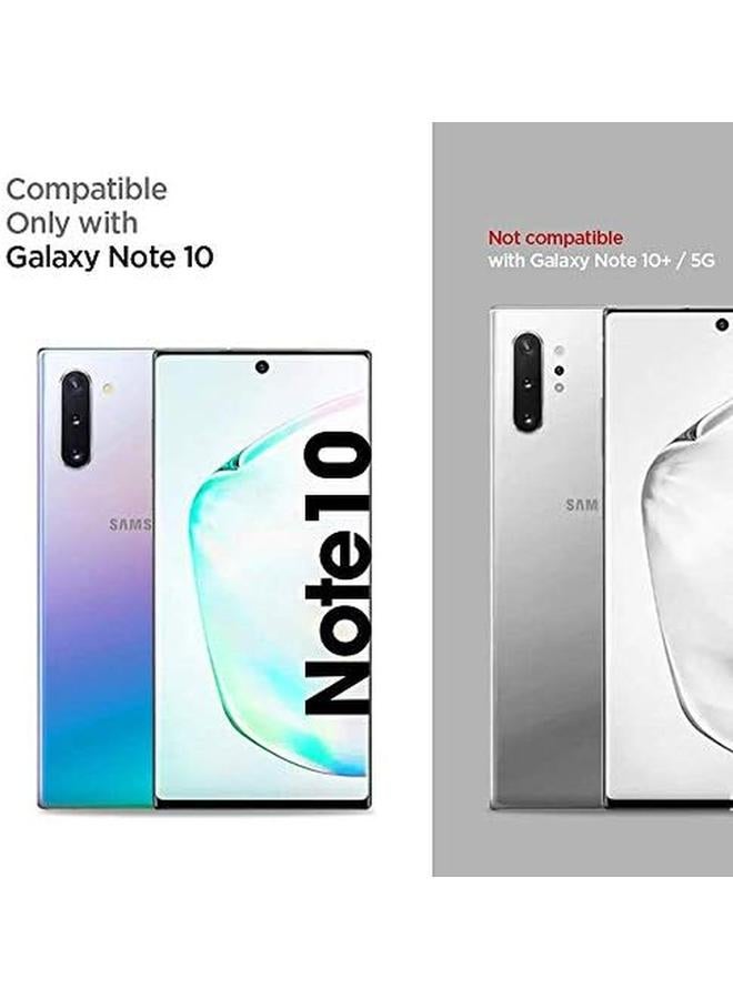 إيروريكس جراب هجين فائق الجودة مصمم لهاتف Samsung Galaxy Note 10 2019 باللون الأسود غير اللامع - Image 2