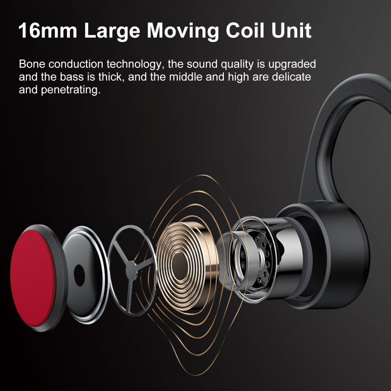 Lenovo Bone Conduction Headphones Lenovo X3 Pro Wireless BT5.3 Earphone - 28g Lightweight Design Outdoor Sports Headset Waterproof for Hiking Running Cycling - Image 2