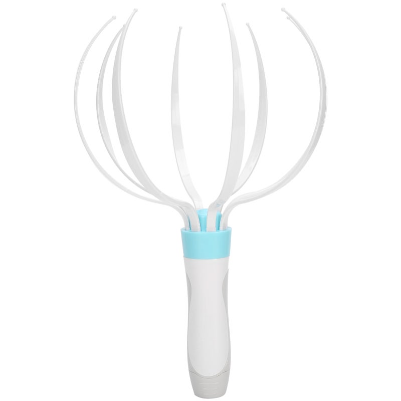 Electric Scalp Massager: Ergonomic Curved Design - Detachable Octagonal Grasp Head With Round Points for Office Workers, Home Relaxation and Elderly Stress Relief - Image 4