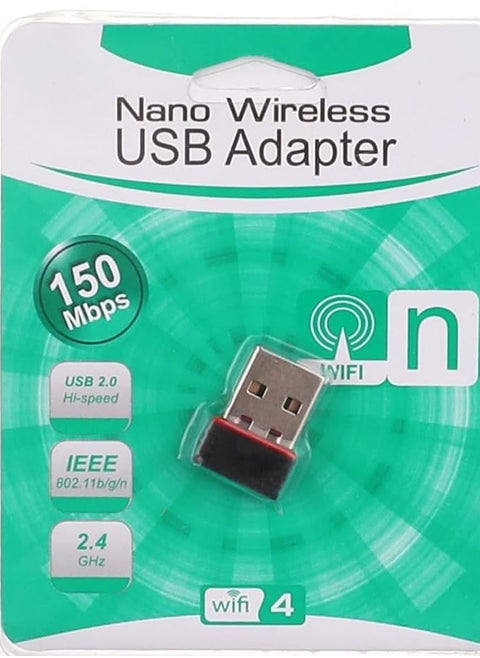 150Mbps USB WiFi Adapter, Wireless Network Card Adapter WiFi Dongle for Desktop Laptop PC Windows 10 8 7 MAC OS Raspberry Pi / Pi2