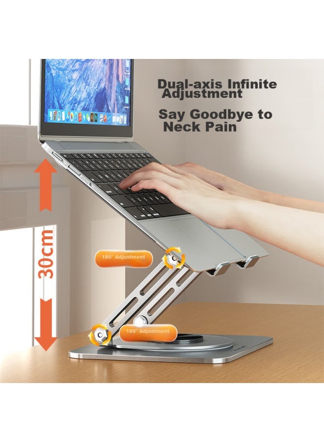 founder Fangzheng Founder Laptop Stand, Tablet Cooler, 360° Rotating, Stepless Height Adjustment, Foldable, For Apple, Xiaomi, Huawei, Lenovo Legion, Portable, Suspended, Vertical, Height-increasing Z4 Pro - Image 4