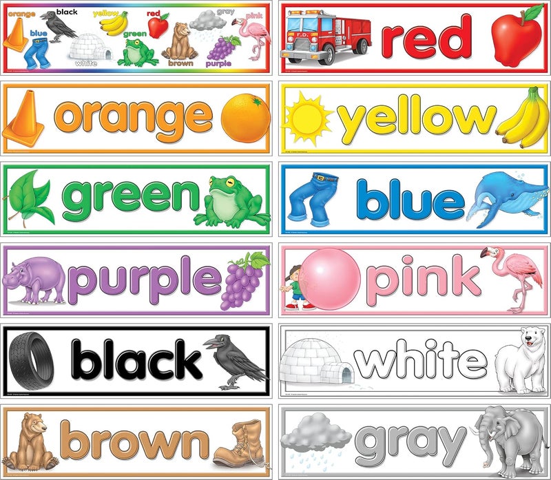 Teacher Created Resources Colors Headliners (4482),Multi Color - Image 1