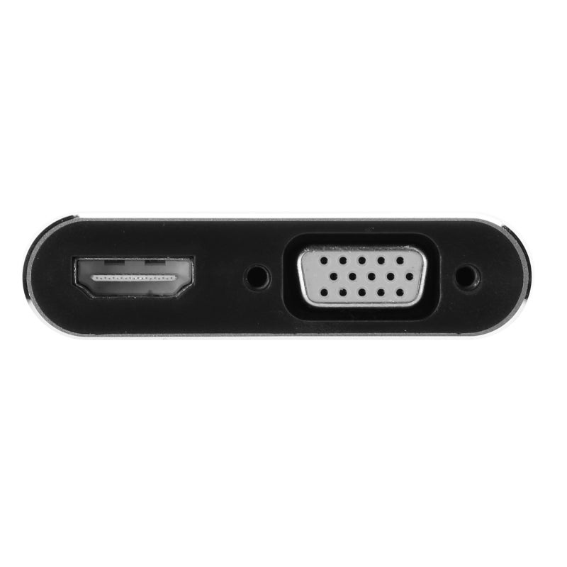 مركز USB C: رمادي بدقة 4K - محول عرض عالي كفاءة نقل للعمل من المنزل، غرفة الاجتماعات والإسقاط المتعدد الوسائط - Image 4