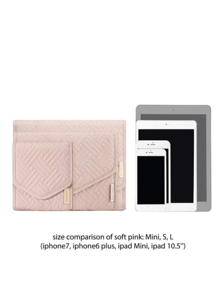 Captaintech Fur Jewelry Storage Roll, Travel Folding Portable Jewelry Bag, Earrings Earrings Jewelry Storage Bag - Image 2