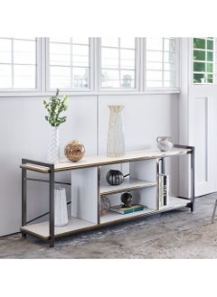 AGD TV table with a beautiful and modern design made of wood and metal legs  - Image 1